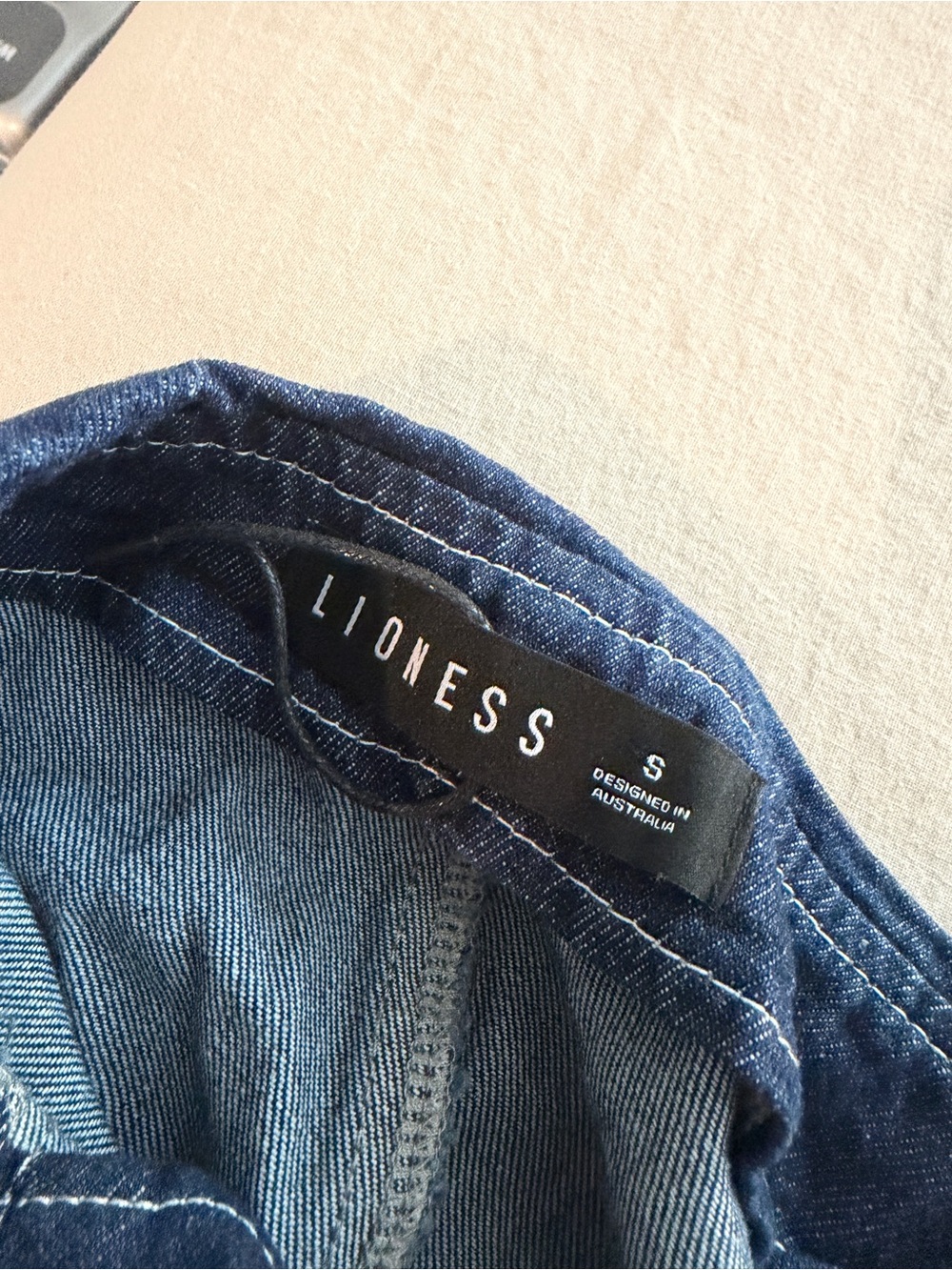 Lioness/Princess Polly Countryside Skort Blue Denim - Picture 4 of 4